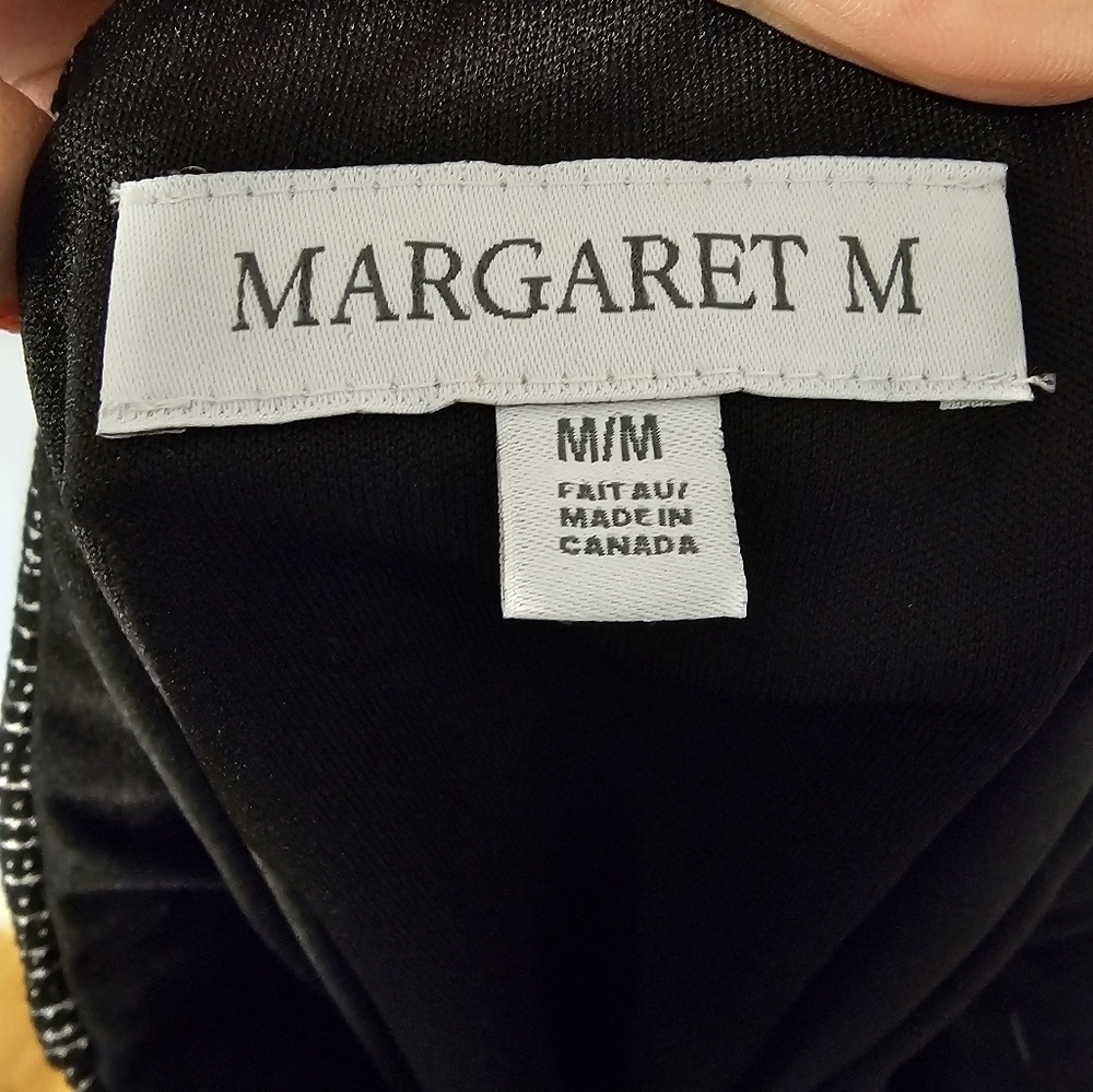 Margaret M A-Line Black and White Skirt Stitch Fix NWT Women's Size Medium - Picture 5 of 9
